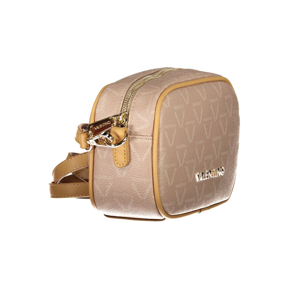 Mario Valentino Schultertasche aus Polyurethan in Beige für Damen