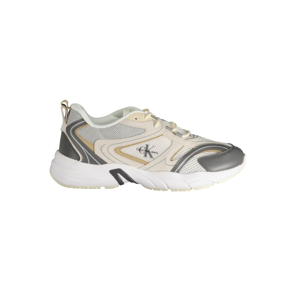 Calvin Klein Beige Polyurethan-Sneaker für Herren