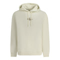 Calvin Klein Weißer Herren-Kapuzenpullover aus Baumwolle