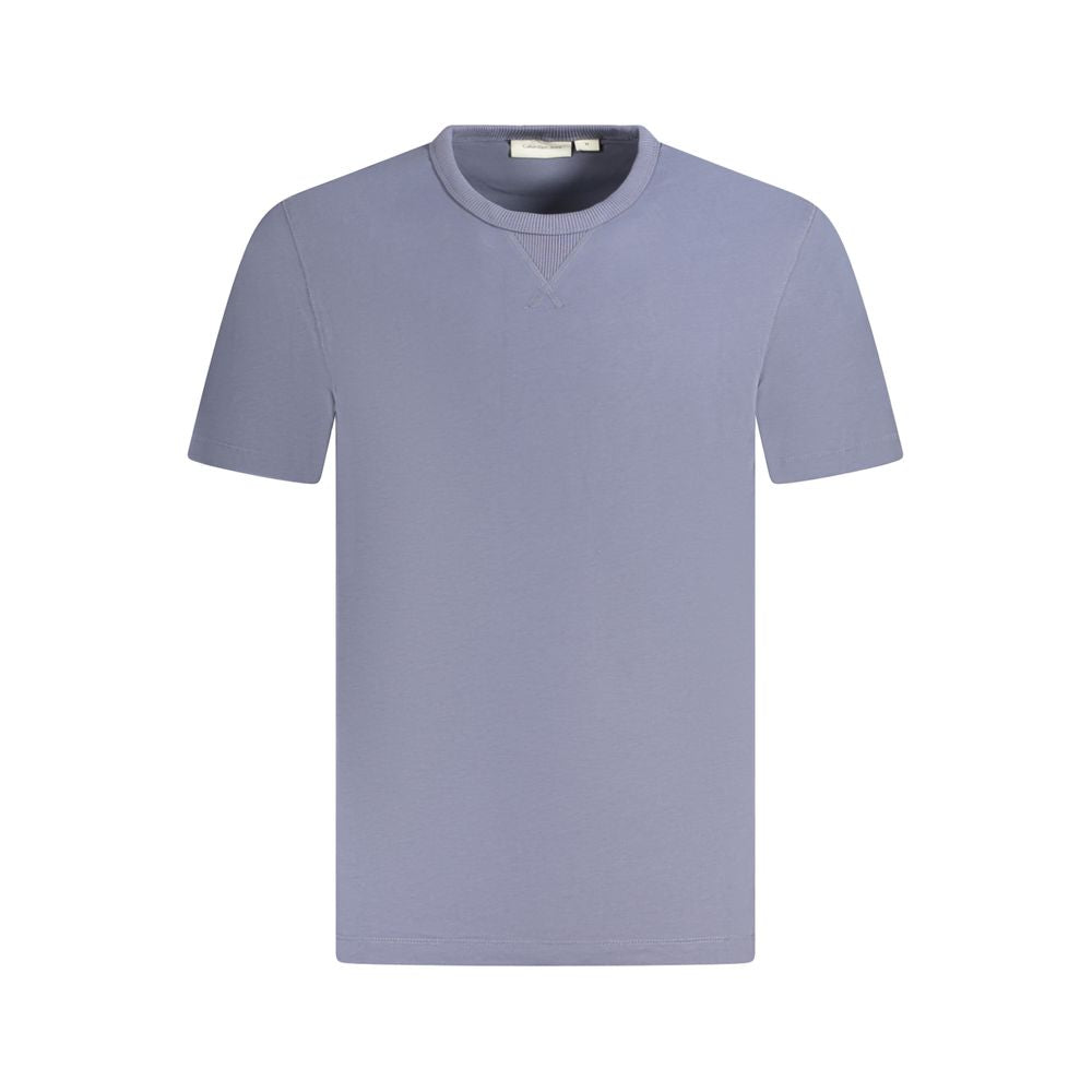 Calvin Klein Blaues Baumwoll-T-Shirt für Herren