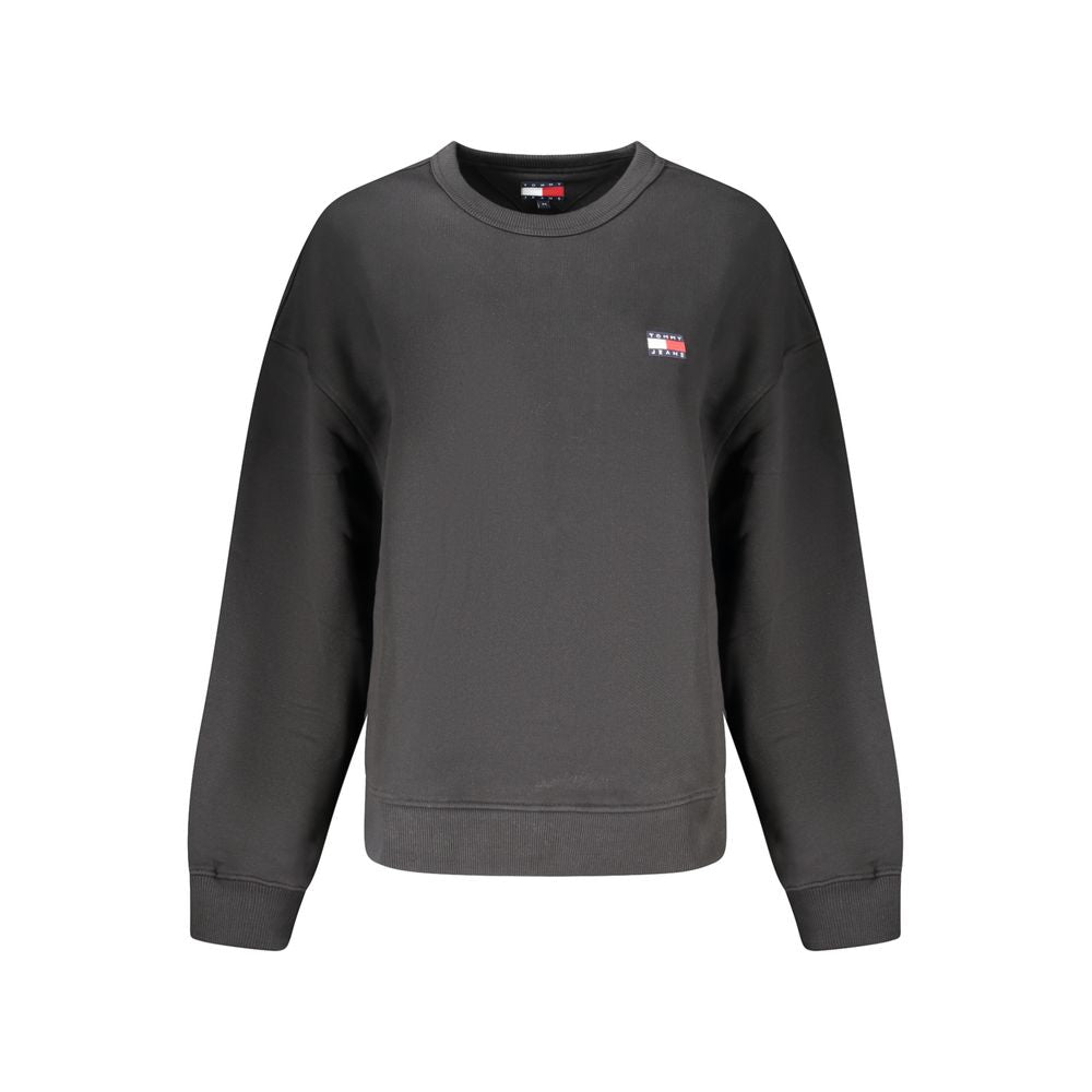 Tommy Hilfiger Schwarzer Baumwoll-Sweatshirt für Damen