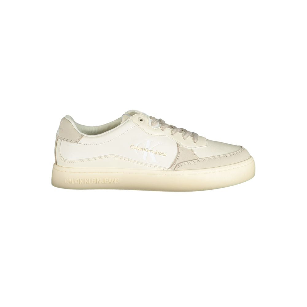 Calvin Klein Bianco Polyurethane Herren Sneaker