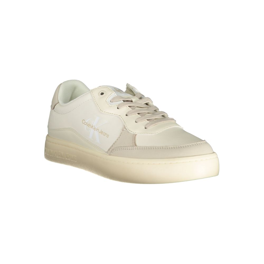 Calvin Klein Bianco Polyurethane Herren Sneaker