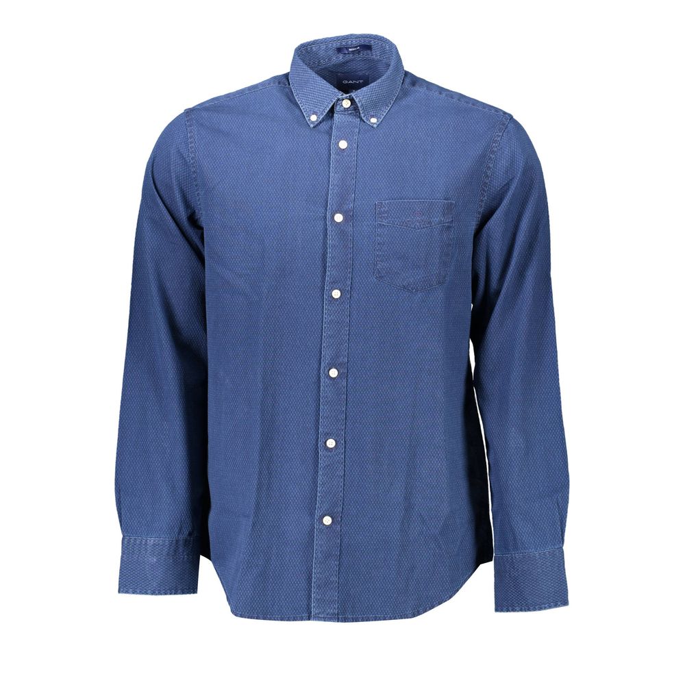 Gant Baumwollhemd in Blau