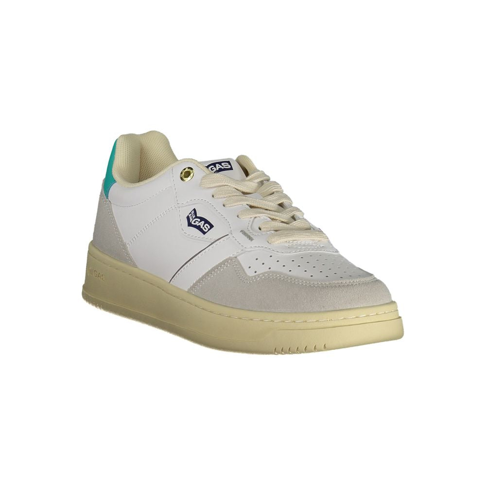Gas Bianco Damen-Sneaker aus Polyurethan