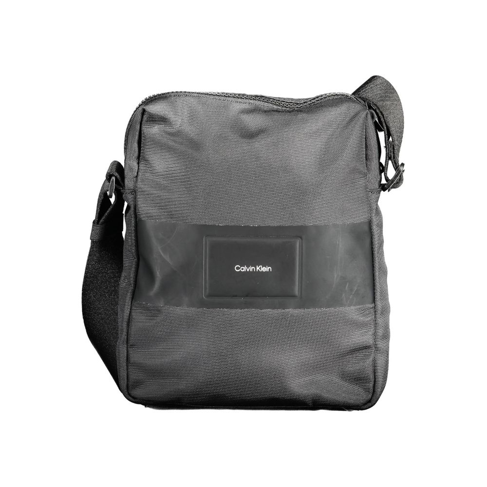 Calvin Klein Schwarze Schultertasche aus Polyester