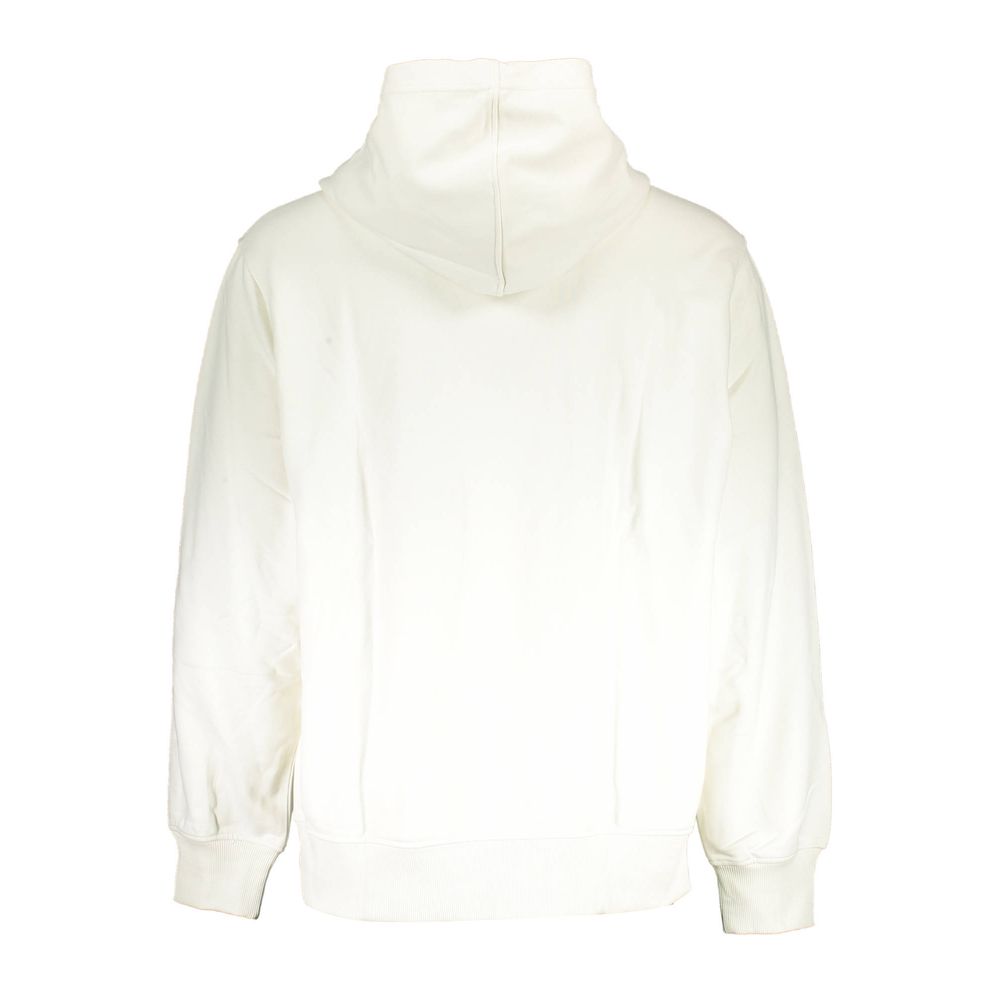 Calvin Klein Weißes Herren-Sweatshirt aus Baumwolle