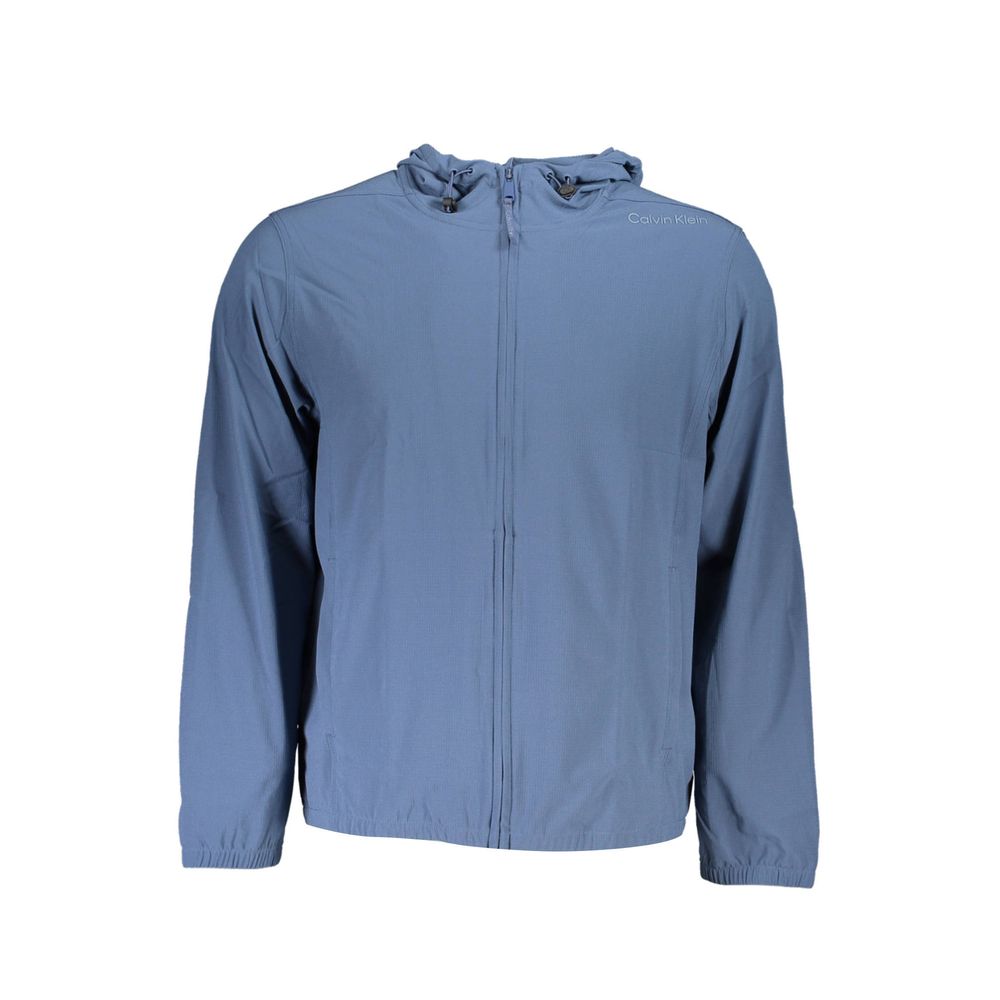 Calvin Klein Blaues Herren-Sweatshirt aus Polyester