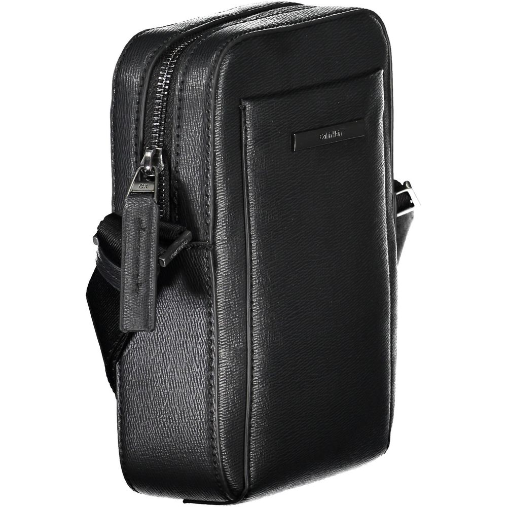 Calvin Klein Schwarze Polyester-Umhängetasche
