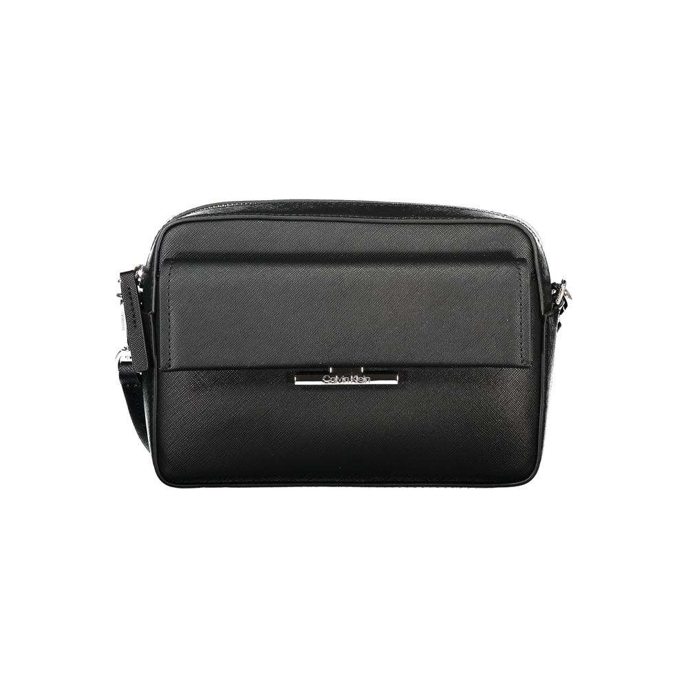 Calvin Klein Schwarze Handtasche aus Polyethylen