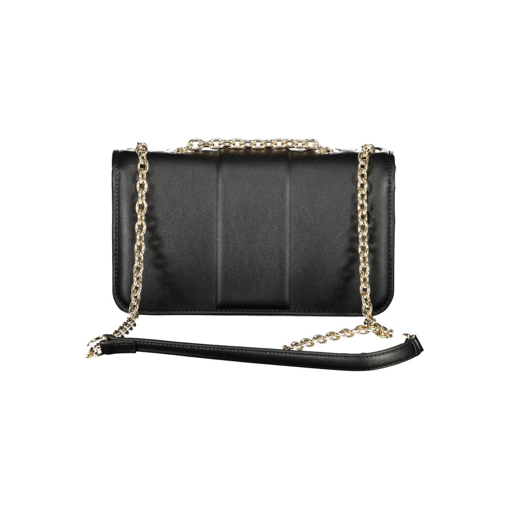 Mario Valentino Schwarze Schultertasche aus Polyurethan für Damen