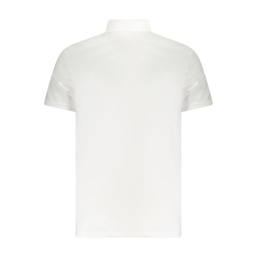 Calvin Klein Baumwoll-Poloshirt in Weiß