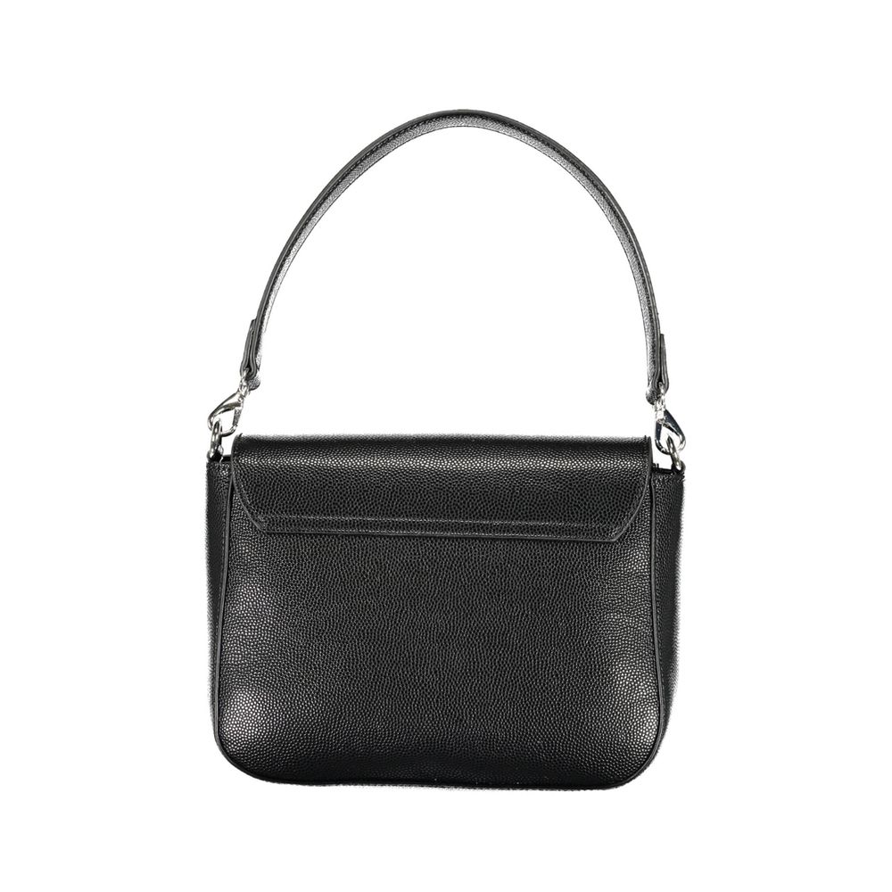 Mario Valentino Schwarze Damen-Handtasche aus Polyurethan