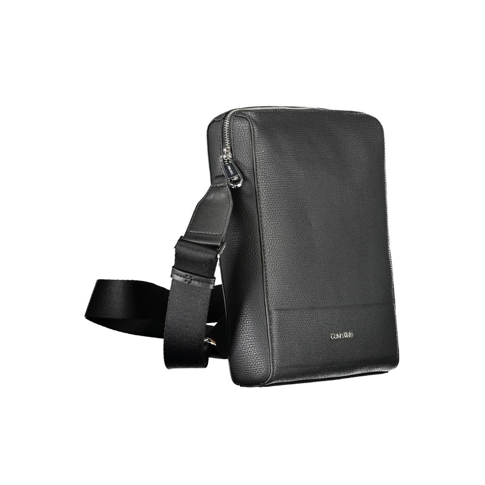 Calvin Klein Schwarze Polyester-Umhängetasche