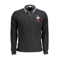 U.S. POLO ASSN. Schwarzes Herren-Poloshirt aus Baumwolle