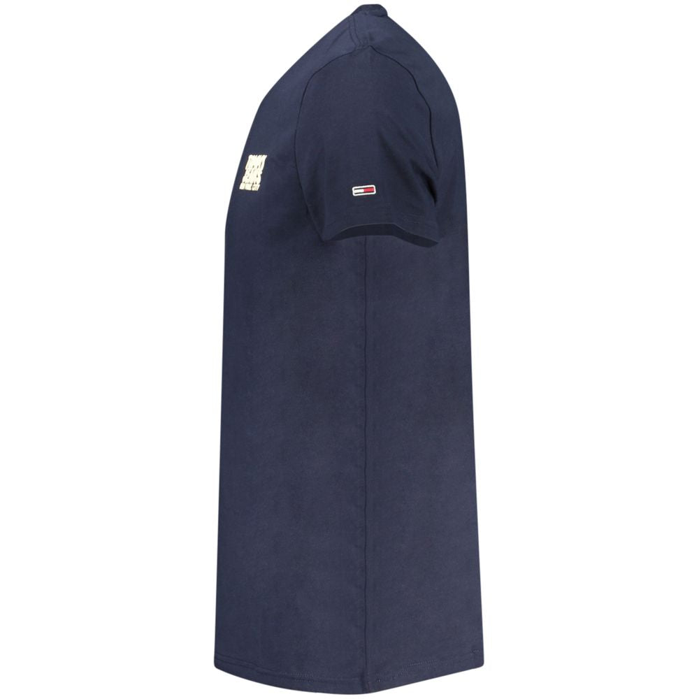 Tommy Hilfiger Blu Baumwoll-T-Shirt für Herren