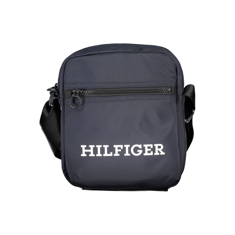 Tommy Hilfiger Blaue Schultertasche aus Polyester