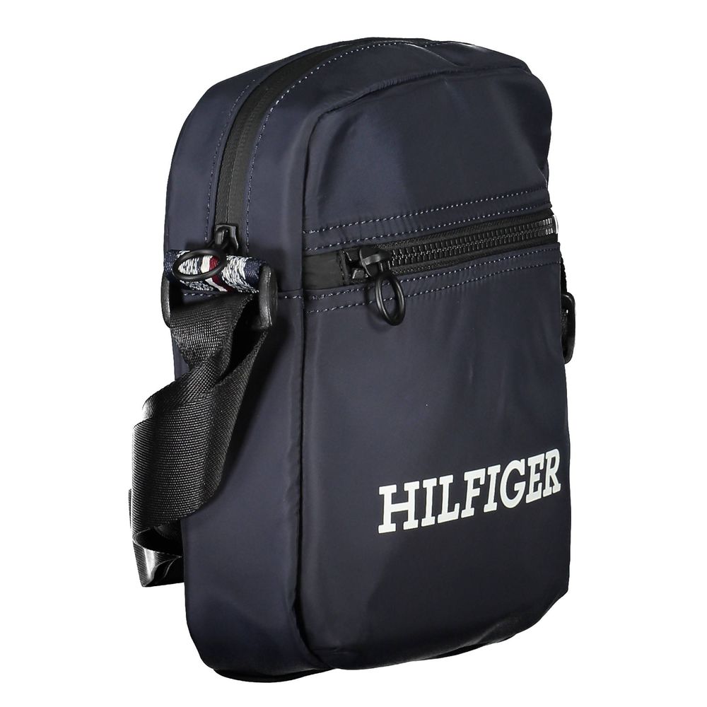 Tommy Hilfiger Blaue Schultertasche aus Polyester