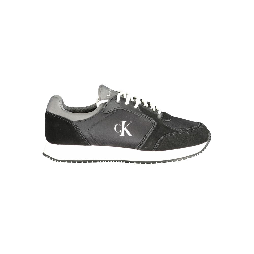 Calvin Klein Schwarzer Sneaker aus Polyurethan für Herren