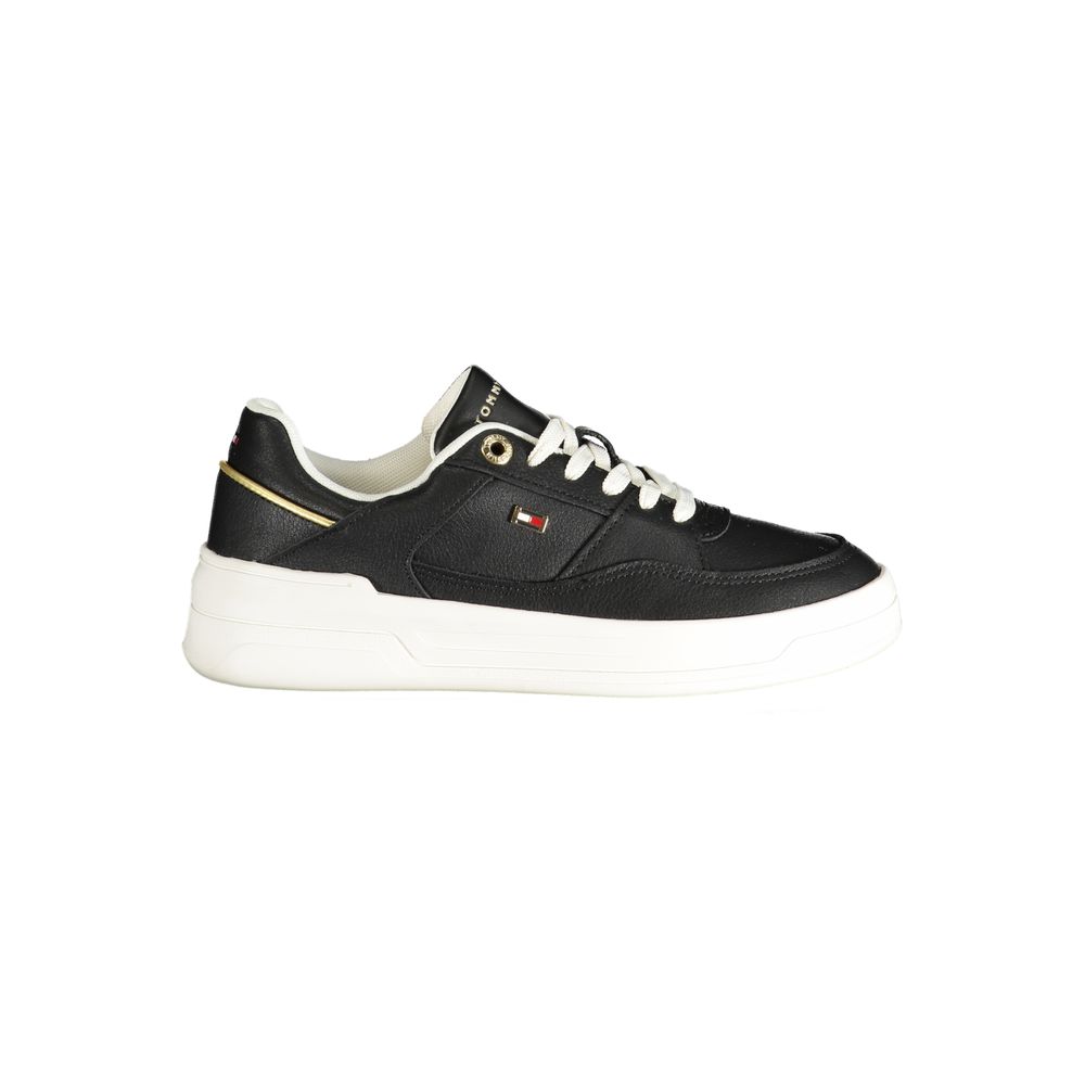 Tommy Hilfiger Schwarze Sneaker aus Polyester
