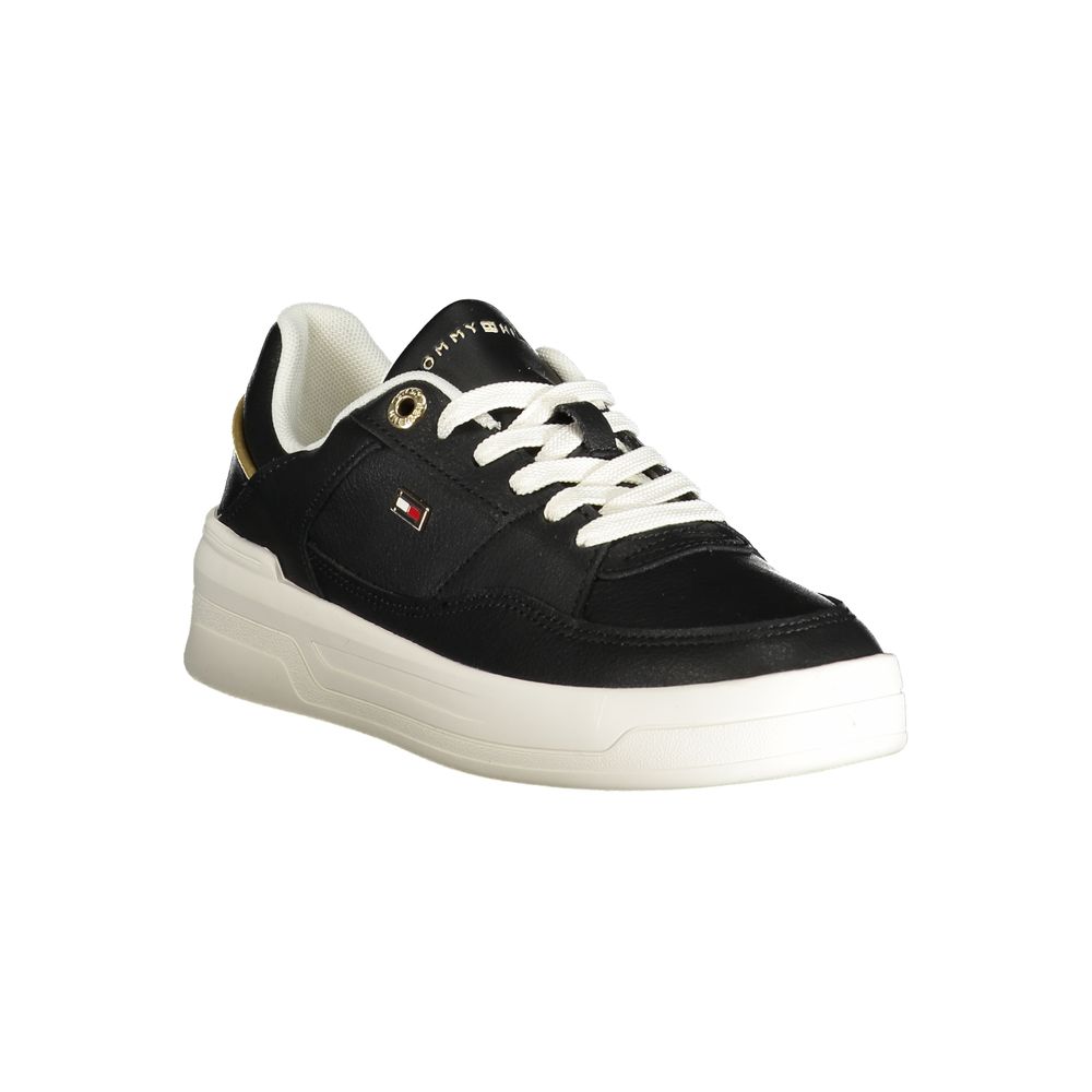 Tommy Hilfiger Schwarze Sneaker aus Polyester