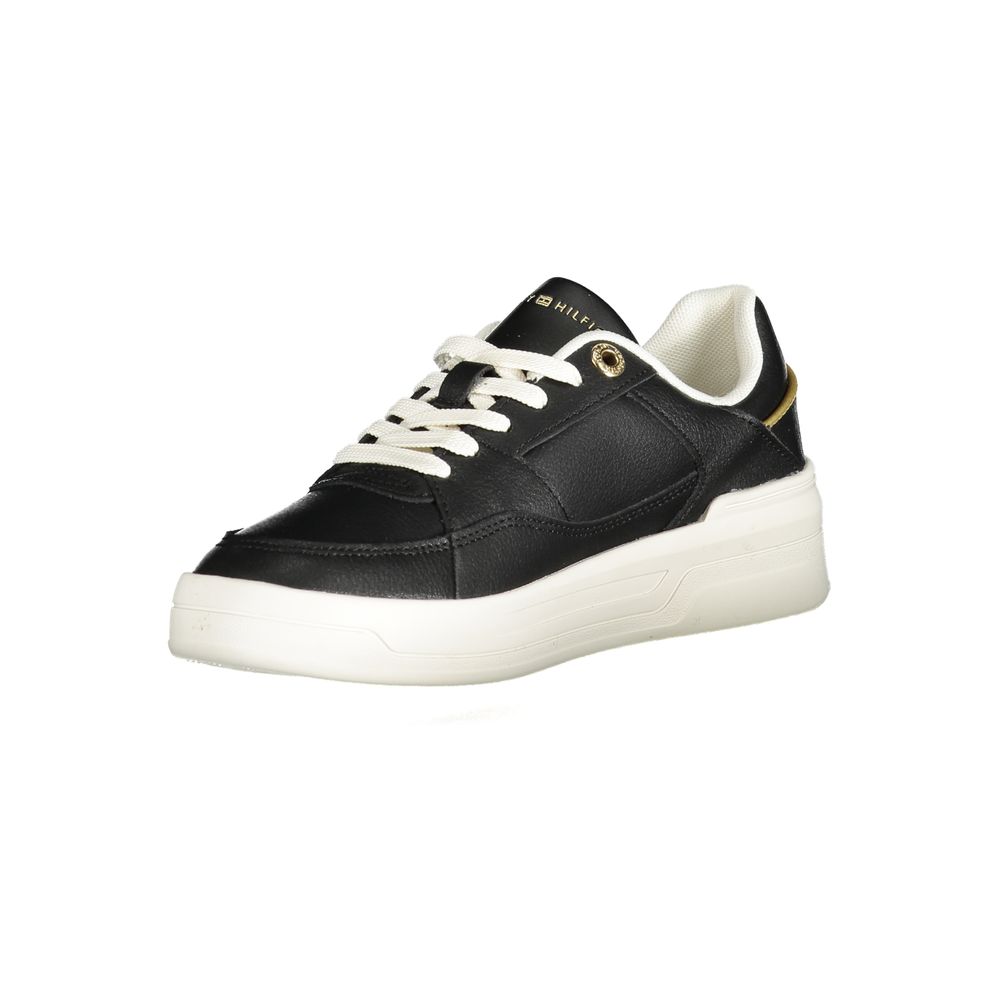 Tommy Hilfiger Schwarze Sneaker aus Polyester