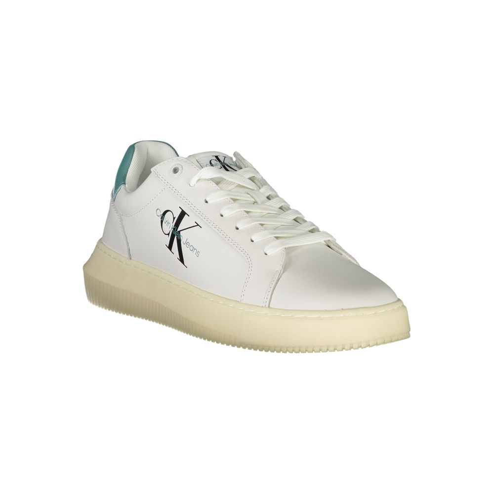 Calvin Klein Sneaker aus weißem Polyester