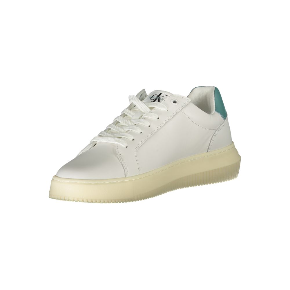 Calvin Klein Sneaker aus weißem Polyester