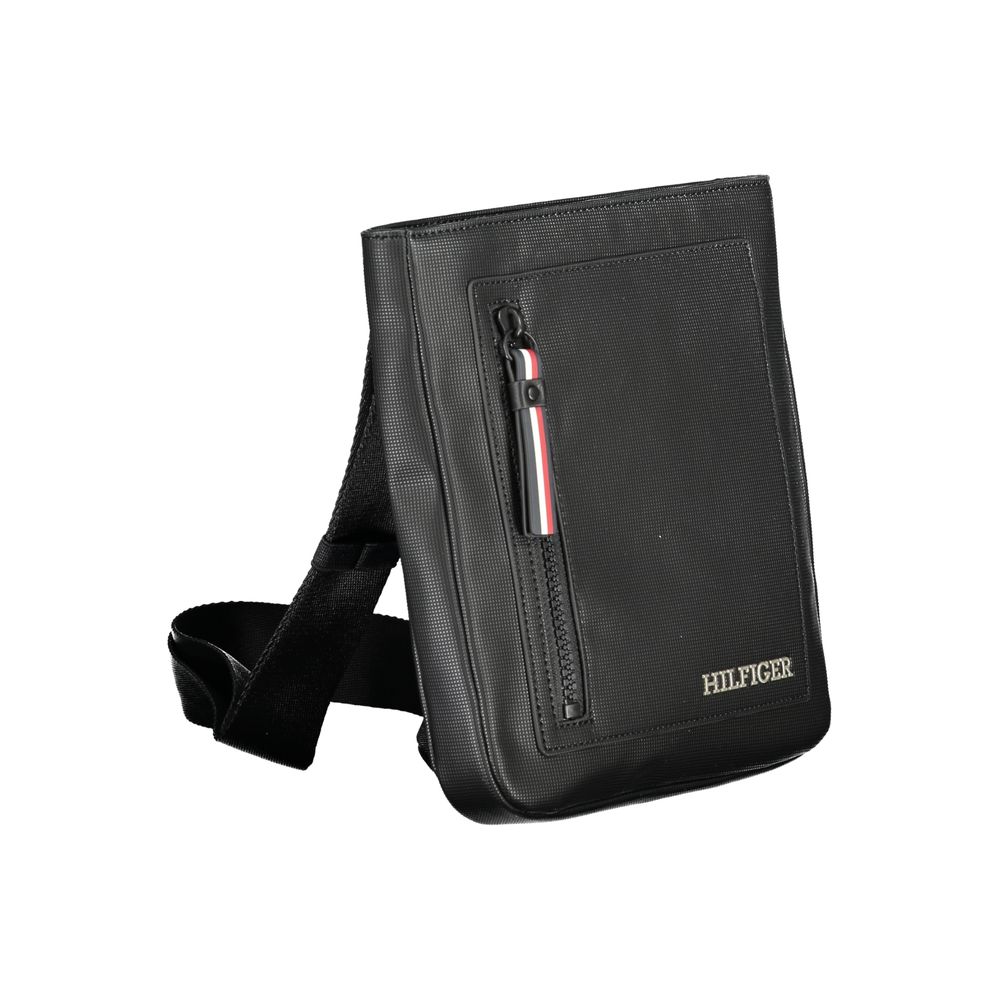 Tommy Hilfiger Schwarze Polyester-Umhängetasche