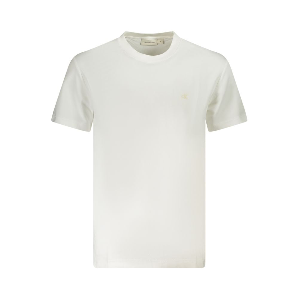Calvin Klein Bianco Baumwoll-T-Shirt für Herren