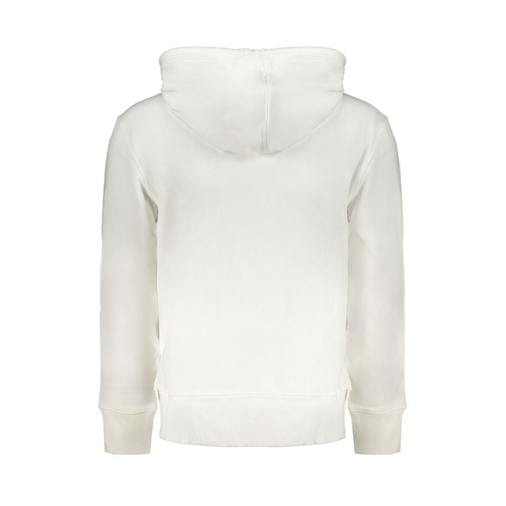 Calvin Klein Weißes Herren-Sweatshirt aus Baumwolle