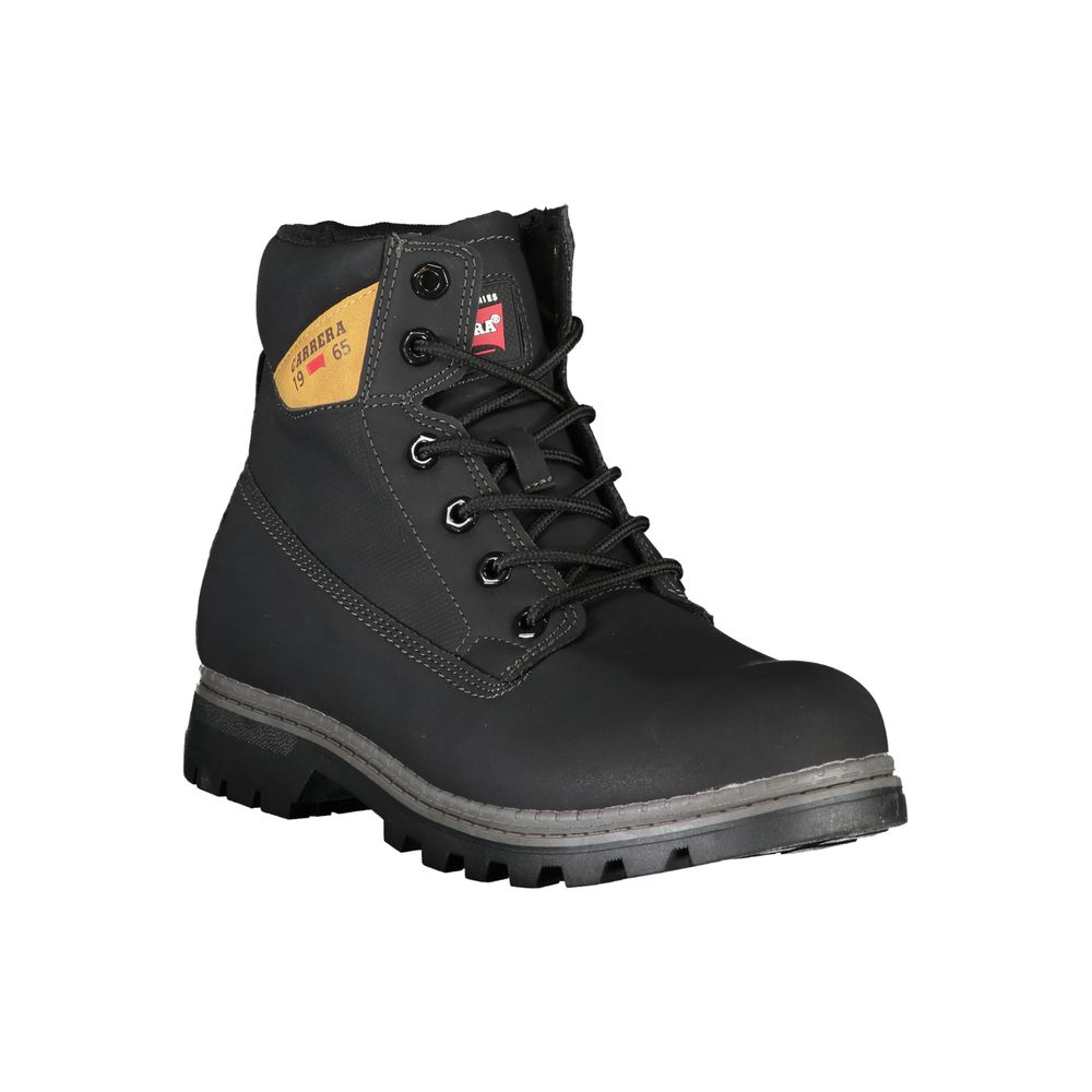 Carrera Schwarzer Herren-Ankle-Boot aus Polyurethan
