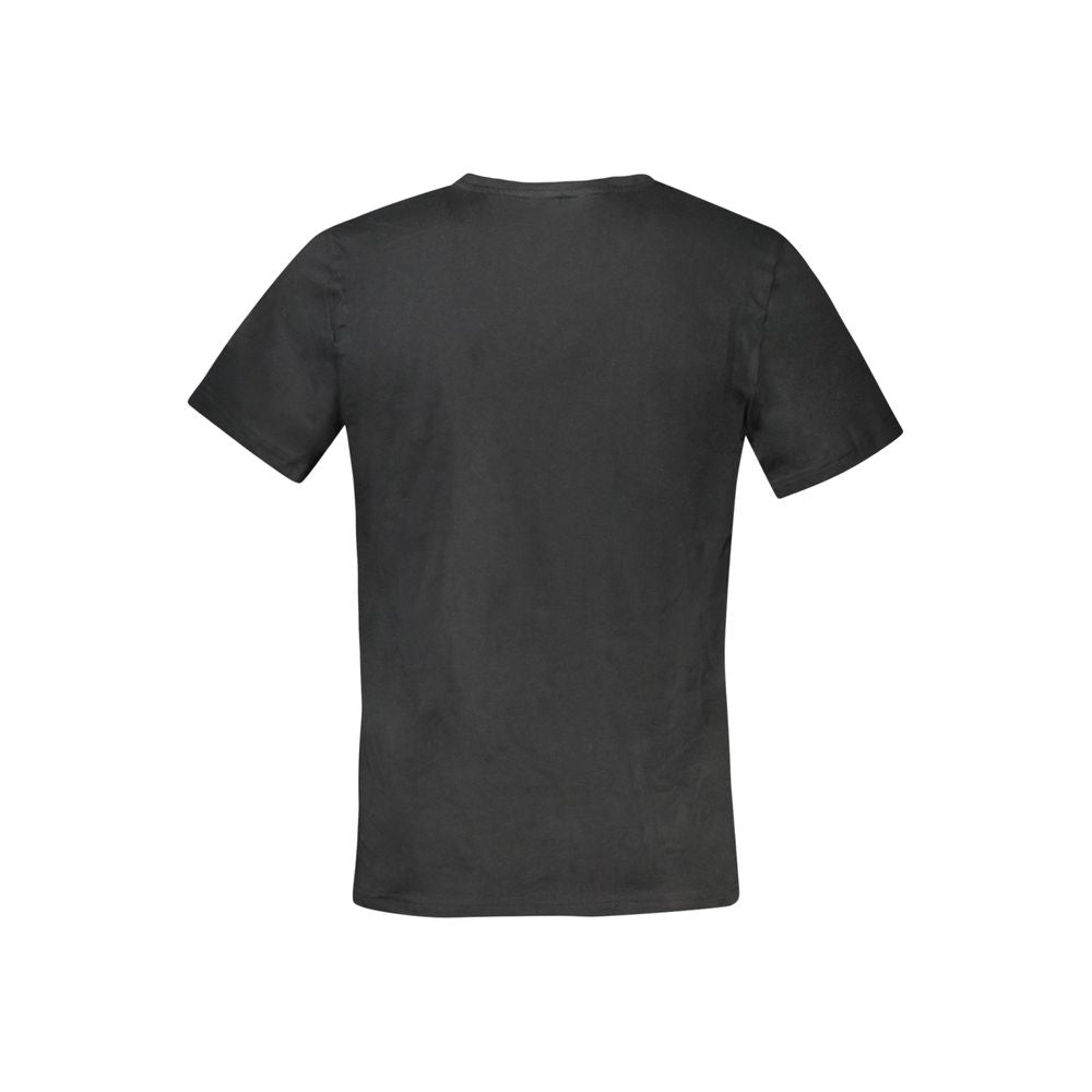 Tommy Hilfiger Schwarzes Baumwoll-T-Shirt für Herren