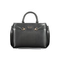 Guess Jeans Schwarze Damen-Handtasche aus Polyurethan