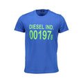 Diesel Blu Baumwoll-T-Shirt für Herren