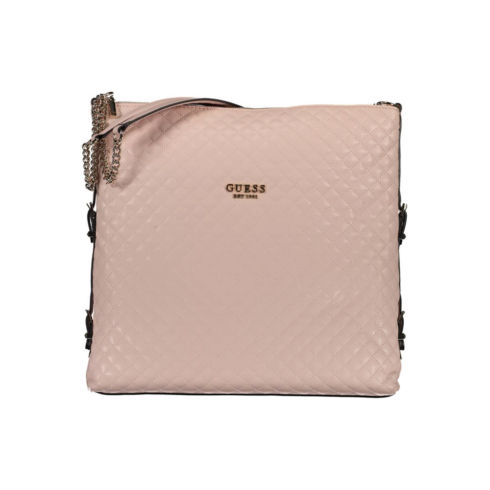 Guess Jeans Rosa Polyurethane Damen Handtasche
