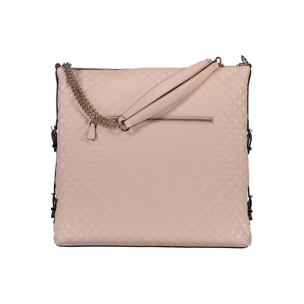 Guess Jeans Rosa Polyurethane Damen Handtasche