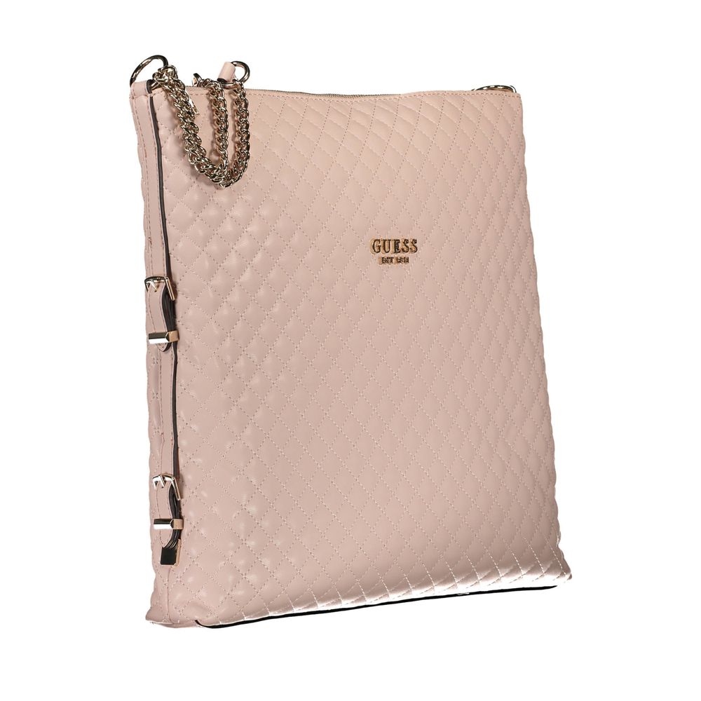 Guess Jeans Rosa Polyurethane Damen Handtasche