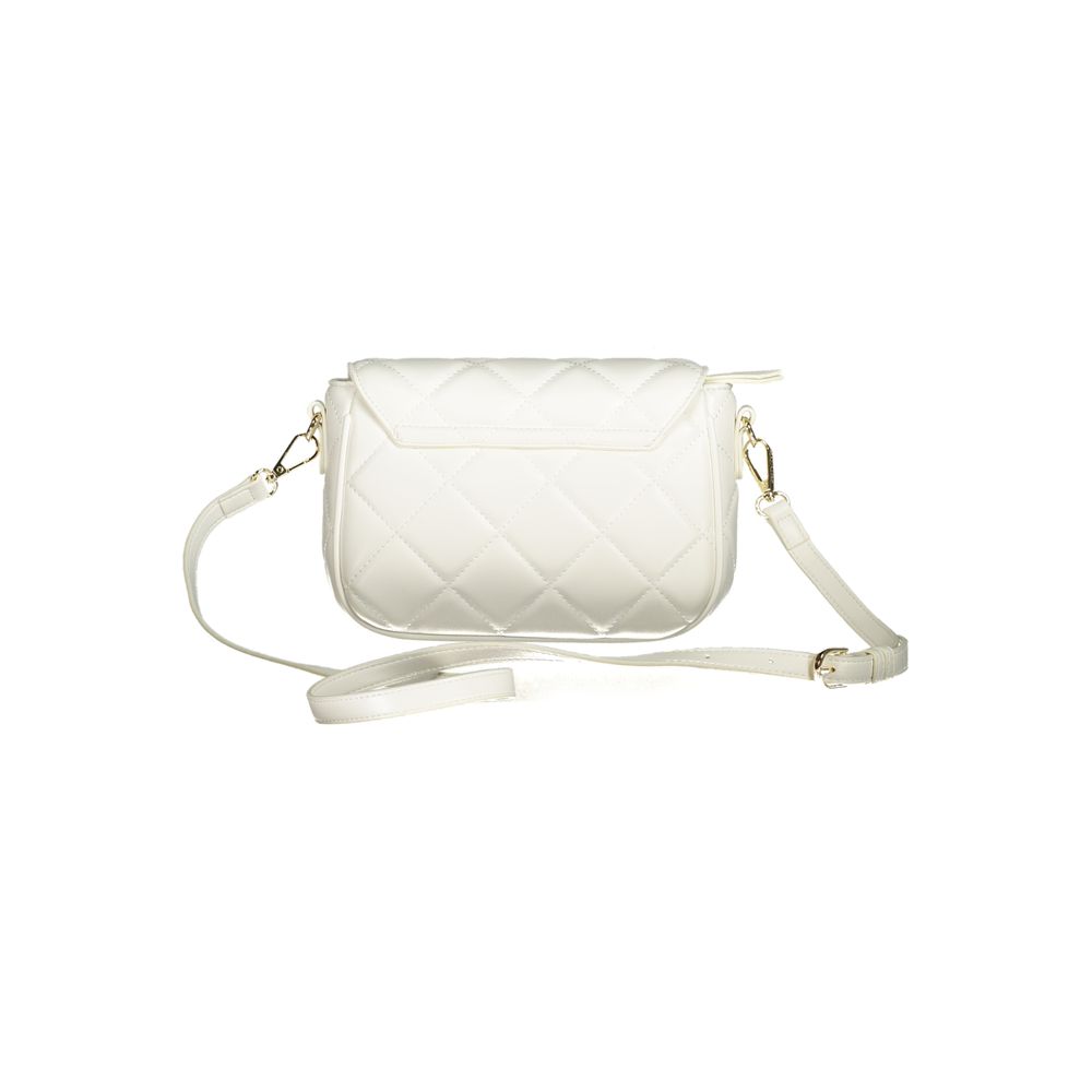 Mario Valentino Weiße Polyethylen-Handtasche