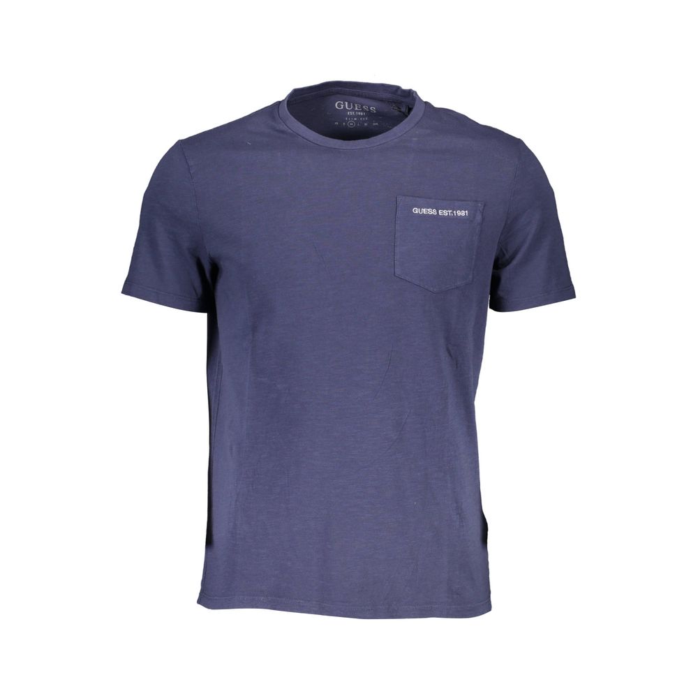 Guess Jeans Baumwoll-T-Shirt in Blau