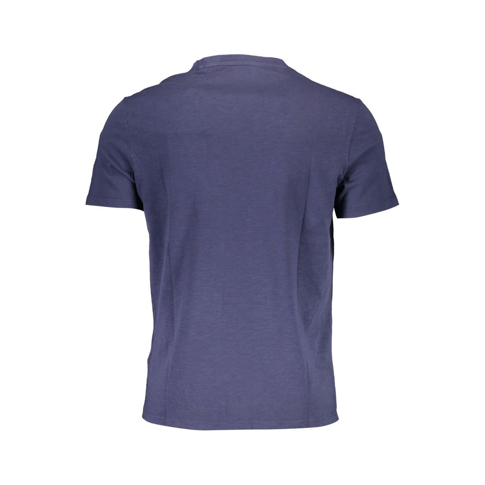 Guess Jeans Baumwoll-T-Shirt in Blau