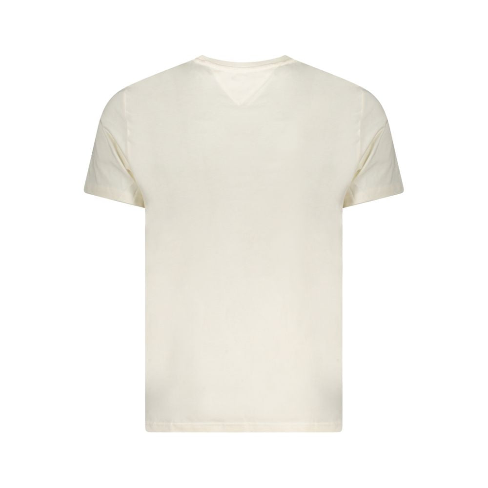 Tommy Hilfiger Beige Baumwoll-T-Shirt für Herren