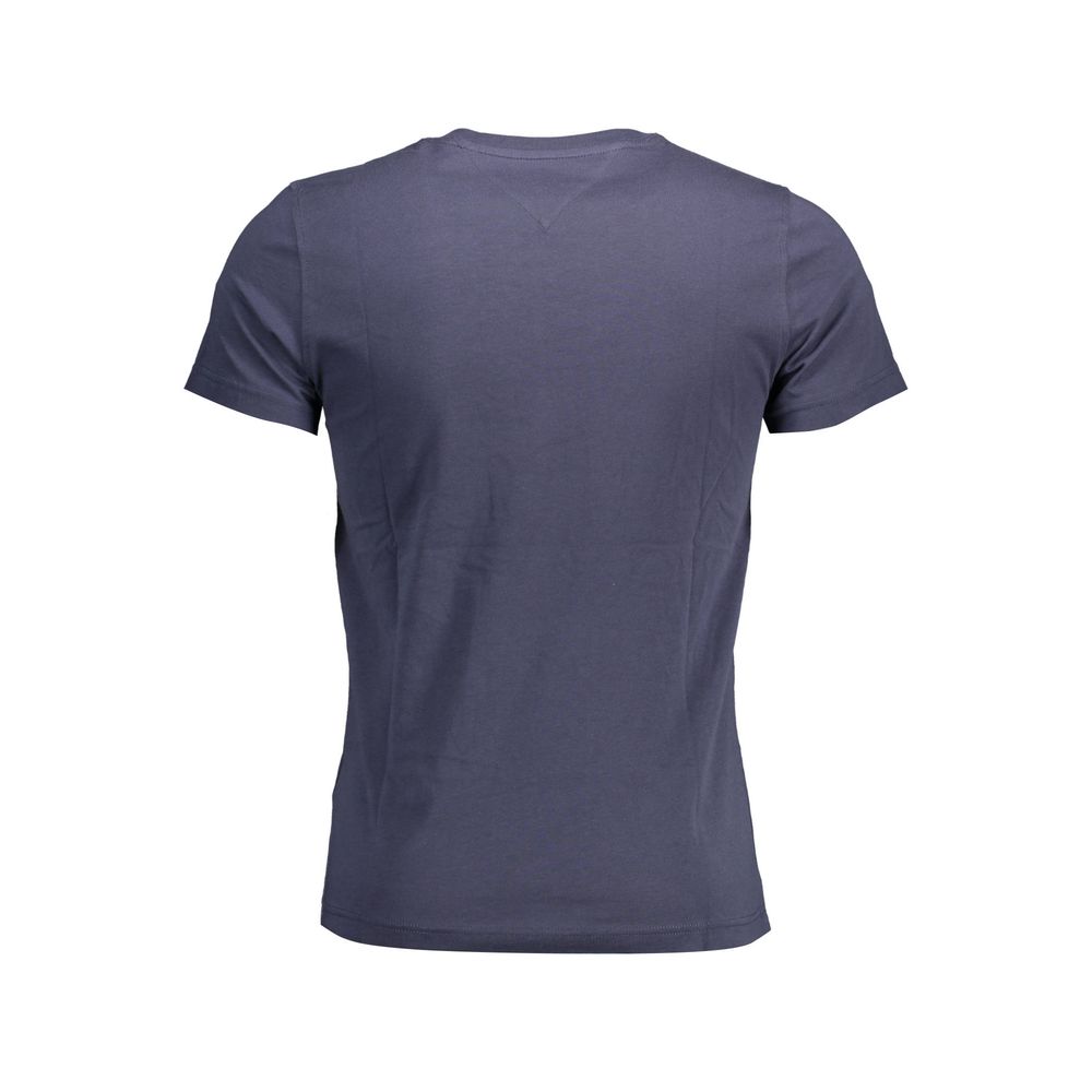 Tommy Hilfiger Blaues Bio-Baumwoll-T-Shirt für Herren