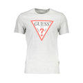 Guess Jeans Grigio Baumwoll-T-Shirt für Herren