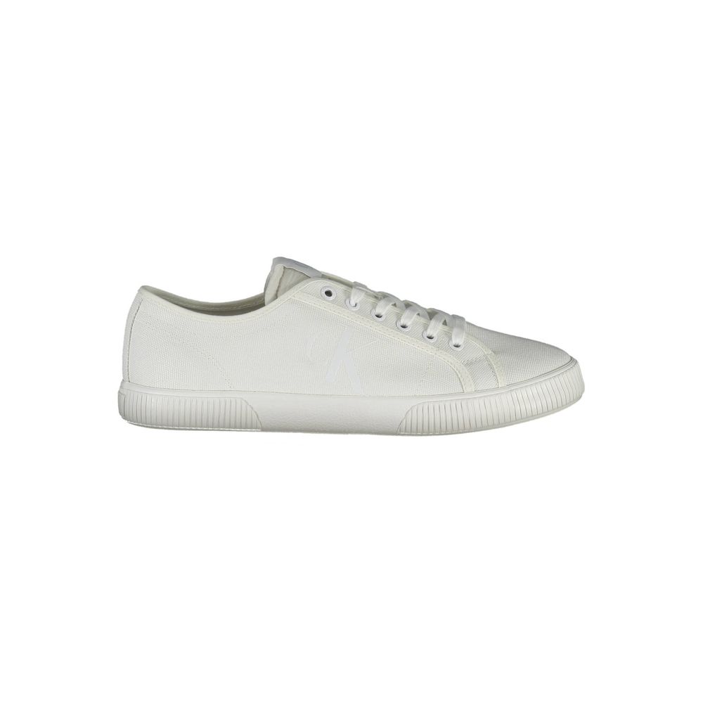 Calvin Klein Baumwoll-Sneaker in Weiß