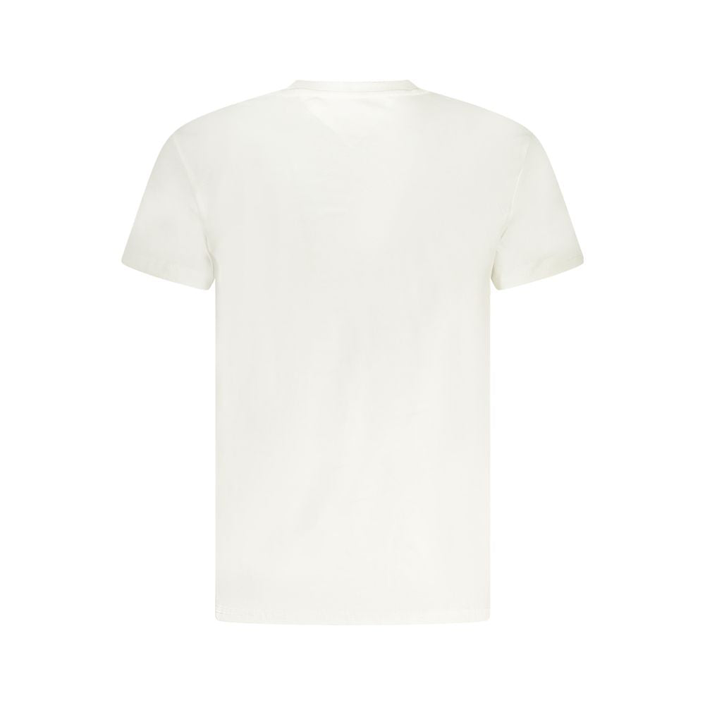 Tommy Hilfiger Bianco Baumwoll-T-Shirt für Herren