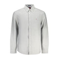 Tommy Hilfiger Graues Baumwollhemd