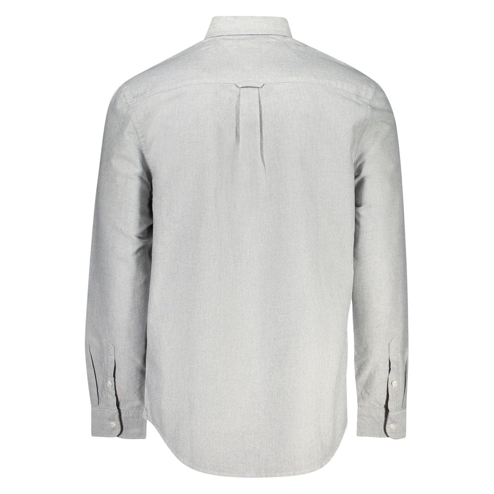 Tommy Hilfiger Graues Baumwollhemd