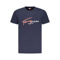Tommy Hilfiger Blaues Baumwoll-T-Shirt für Herren