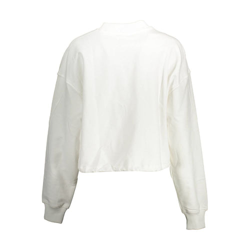 Calvin Klein Baumwoll-Sweatshirt in Weiß